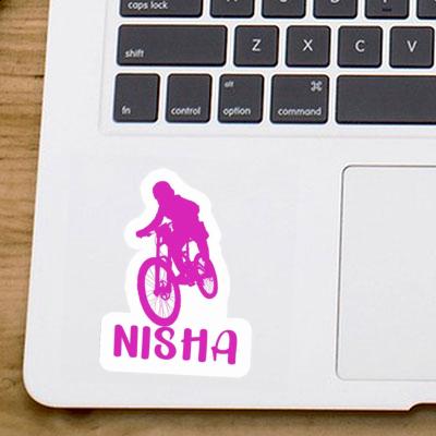 Sticker Freeride Biker Nisha Laptop Sticker Freeride Biker Nisha Laptop Image