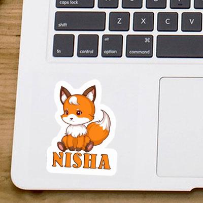 Nisha Aufkleber Fuchs Notebook Image