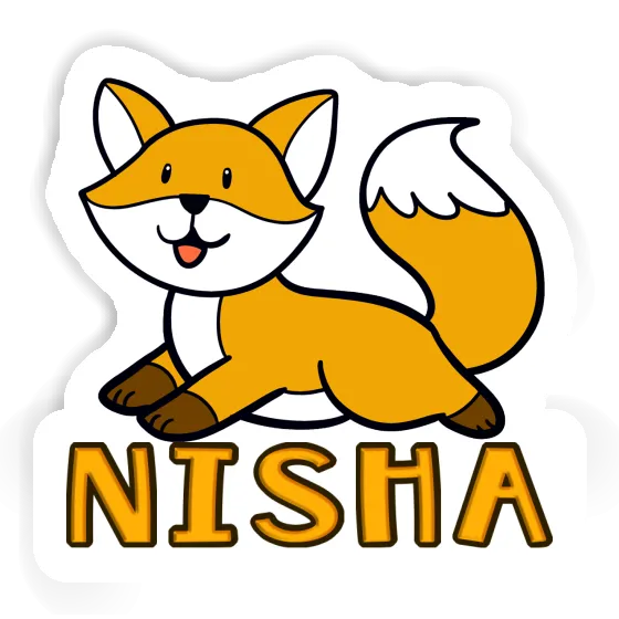Nisha Autocollant Renard Notebook Nisha Autocollant Renard Gift package Image