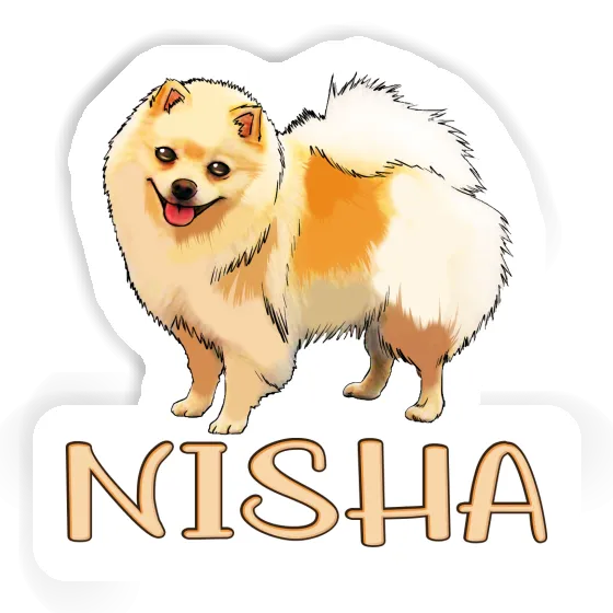 Autocollant Spitz allemand Nisha Laptop Autocollant Spitz allemand Nisha Laptop Image
