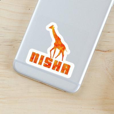 Giraffe Sticker Nisha Notebook Image