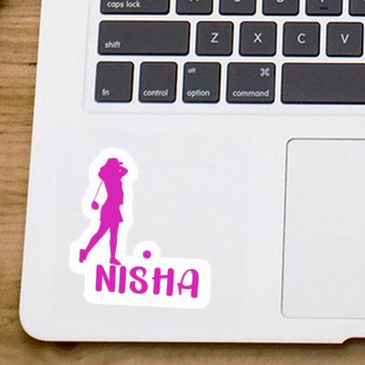 Golfeuse Autocollant Nisha Laptop Image