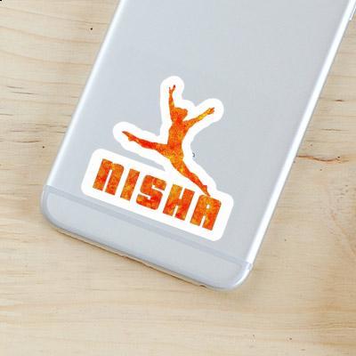 Sticker Gymnastin Nisha Laptop Sticker Gymnastin Nisha Laptop Image