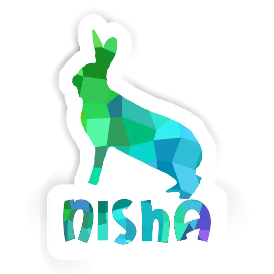 Nisha Autocollant Lapin Nisha Autocollant Lapin Image