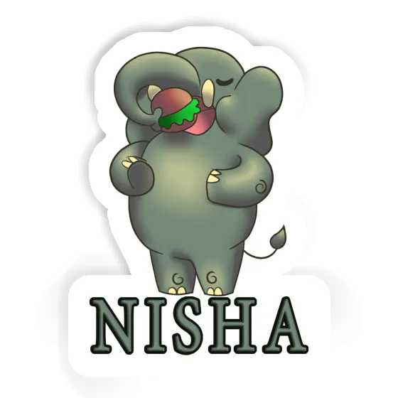 Autocollant Éléphant Nisha Gift package Image
