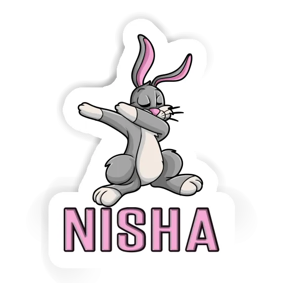 Lapin Autocollant Nisha Image