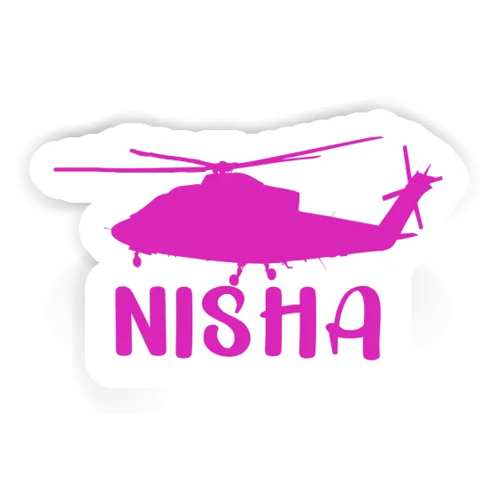 Hubschrauber Sticker Nisha Laptop Image