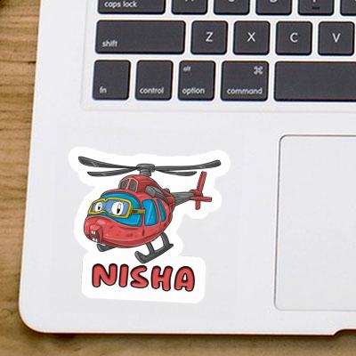 Nisha Autocollant Hélicoptère Laptop Nisha Autocollant Hélicoptère Laptop Image