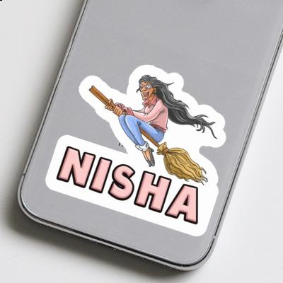 Sorcière Autocollant Nisha Sorcière Autocollant Nisha Image
