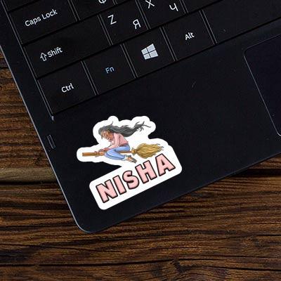 Sorcière Autocollant Nisha Laptop Sorcière Autocollant Nisha Laptop Image