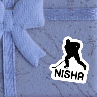 Autocollant Joueur de hockey Nisha Notebook Autocollant Joueur de hockey Nisha Notebook Image