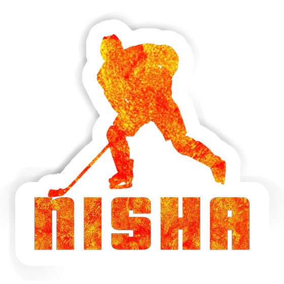 Nisha Autocollant Joueur de hockey Notebook Nisha Autocollant Joueur de hockey Gift package Image