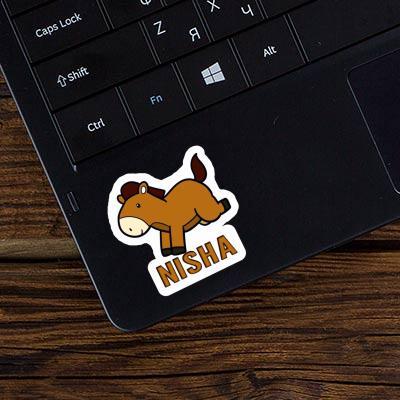 Horse Sticker Nisha Notebook Image
