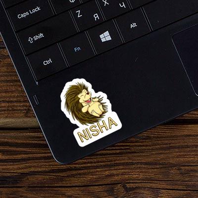 Nisha Sticker Hedgehog Notebook Nisha Sticker Hedgehog Gift package Image