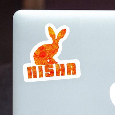 Nisha Autocollant Lapin Image