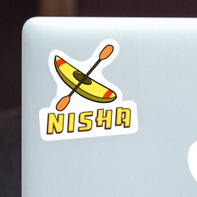 Canoe Sticker Nisha Notebook Image