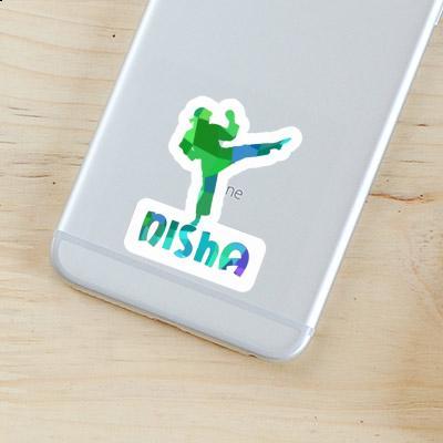 Autocollant Nisha Karatéka Laptop Image