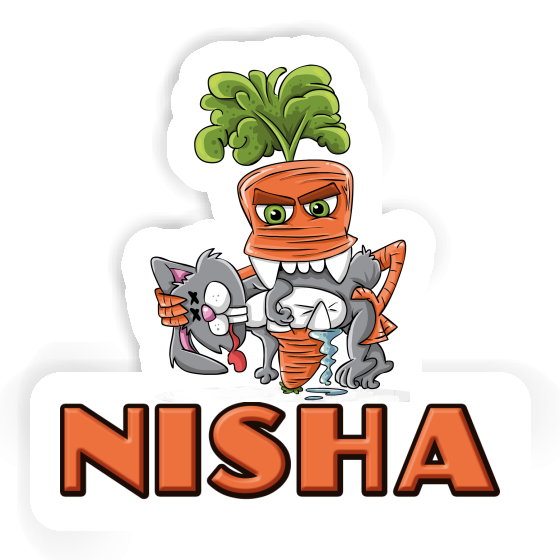 Nisha Aufkleber Monster-Karotte Nisha Aufkleber Monster-Karotte Image