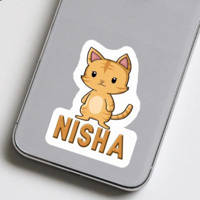 Chaton Autocollant Nisha Image