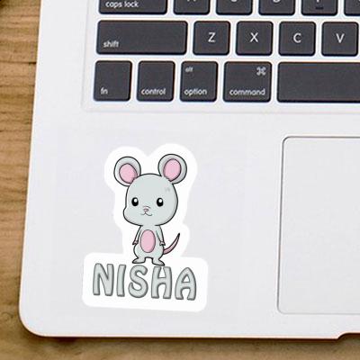 Nisha Aufkleber Maus Nisha Aufkleber Maus Image