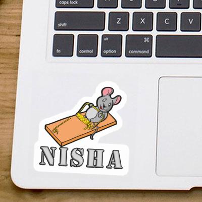 Sticker Nisha Mouse Notebook Sticker Nisha Mouse Gift package Image