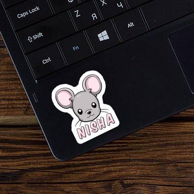 Aufkleber Nisha Maus Notebook Image