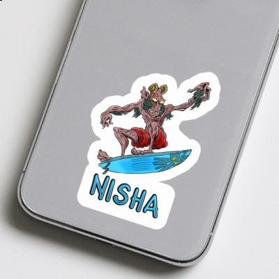 Autocollant Surfeur Nisha Autocollant Surfeur Nisha Image