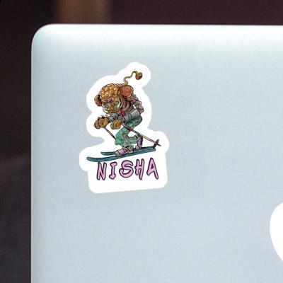 Telemark-Skifahrer Sticker Nisha Notebook Telemark-Skifahrer Sticker Nisha Notebook Image