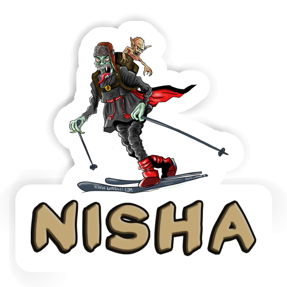 Aufkleber Telemarker Nisha Notebook Aufkleber Telemarker Nisha Notebook Image