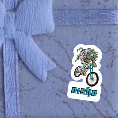 Downhill-Biker Sticker Nisha Image