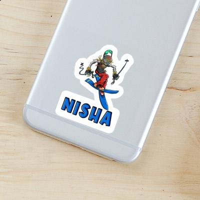Nisha Sticker Skifahrer Notebook Nisha Sticker Skifahrer Gift package Image