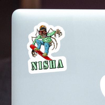 Sticker Snowboarder Nisha Gift package Image