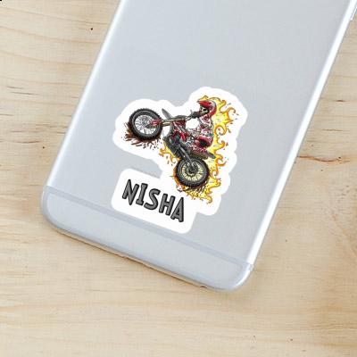 Aufkleber Nisha Dirt Biker Notebook Aufkleber Nisha Dirt Biker Gift package Image