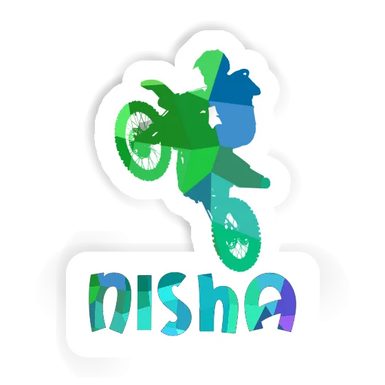 Aufkleber Nisha Motocross-Fahrer Laptop Aufkleber Nisha Motocross-Fahrer Laptop Image
