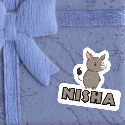 Aufkleber Nisha Nashorn Gift package Image