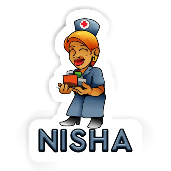 Nisha Autocollant Infirmière Laptop Nisha Autocollant Infirmière Laptop Image