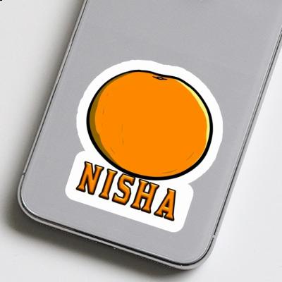 Nisha Sticker Orange Laptop Nisha Sticker Orange Laptop Image