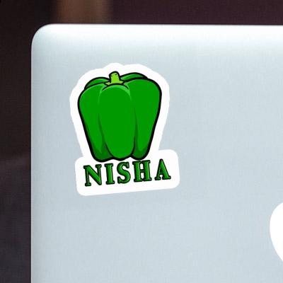 Poivron Autocollant Nisha Laptop Poivron Autocollant Nisha Laptop Image