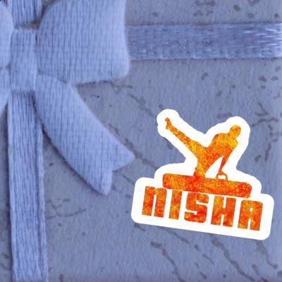 Sticker Nisha Gymnast Laptop Sticker Nisha Gymnast Laptop Image