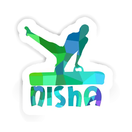 Sticker Gymnast Nisha Laptop Sticker Gymnast Nisha Laptop Image