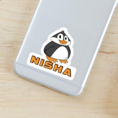 Aufkleber Nisha Pinguin Laptop Image