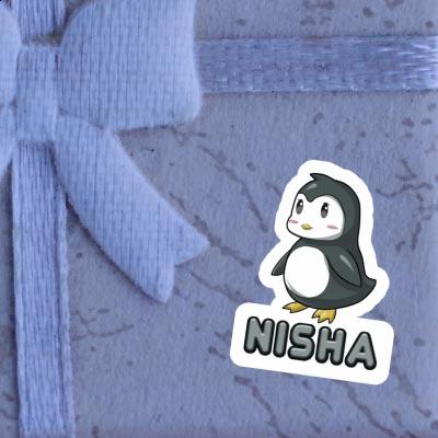 Nisha Autocollant Pingouin Notebook Image