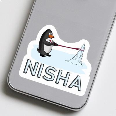 Autocollant Nisha Pingouin Laptop Image