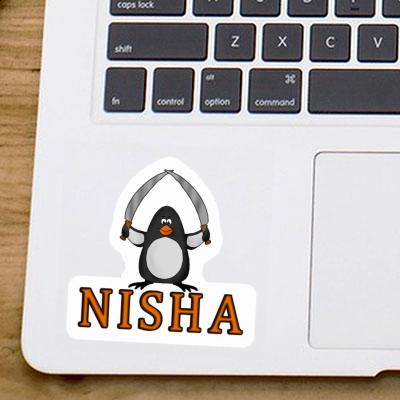 Aufkleber Kampfpinguin Nisha Notebook Aufkleber Kampfpinguin Nisha Gift package Image