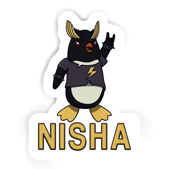 Sticker Nisha Rocking Penguin Notebook Sticker Nisha Rocking Penguin Notebook Image