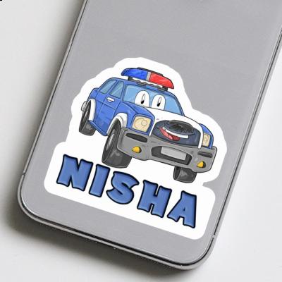 Voiture de police Autocollant Nisha Gift package Image