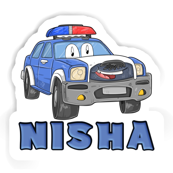 Polizeiauto Aufkleber Nisha Polizeiauto Aufkleber Nisha Image