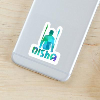 Sticker Nisha Ring gymnast Laptop Sticker Nisha Ring gymnast Laptop Image