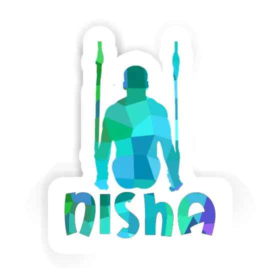 Sticker Nisha Ring gymnast Notebook Sticker Nisha Ring gymnast Gift package Image