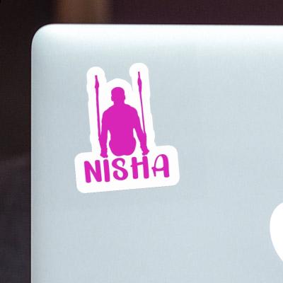 Nisha Sticker Ring gymnast Notebook Image